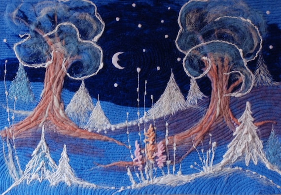 Зимнее чудо - needlefelted искусства